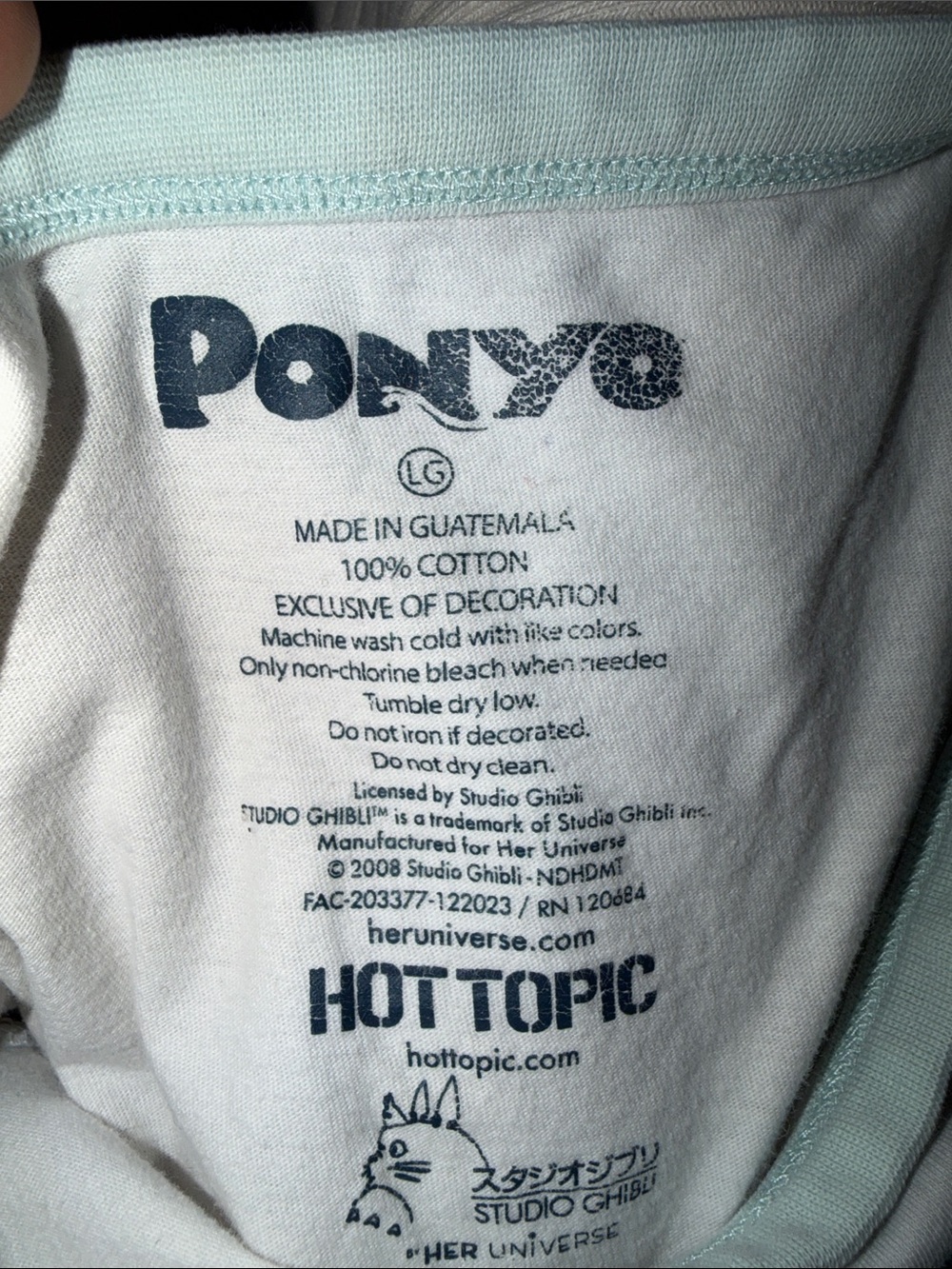 Hot Topic Ponyo Tee - Picture 5 of 5